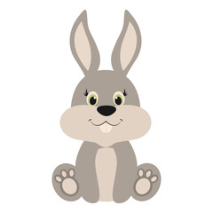 Cute Wildlife Animal Characters. Vector Illustration in Cartoon Style.