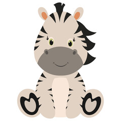 Cute Wildlife Animal Characters. Vector Illustration in Cartoon Style.