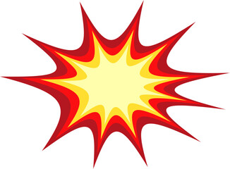 Explosion Shape Illustration
