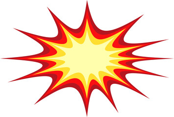 Explosion Shape Illustration