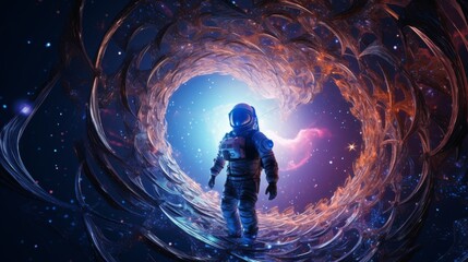 Astronauts Exploring Extraterrestrial Landscapes.