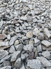 Pebbles for construction purposes