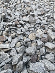 Pebbles for construction purposes