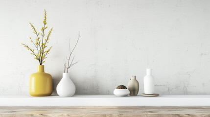 Minimalist living room interiors with rustic furniture, window lighting and copy space. Residential Real Estate composition in neutral tone.