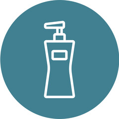 Obraz premium Body lotion Line White Circles Multicolors