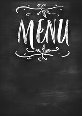 Chalkboard Menu: Elegant and Vintage Style for Restaurant Display