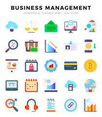 Business Management icon pack for your website. mobile. presentation. and logo design.