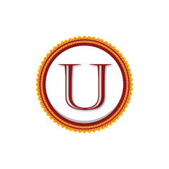 Letter U logo design . modern Letter U logo . vector illustration