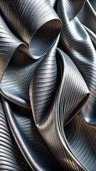 Naklejka premium Combining industrial metal and fabric textures