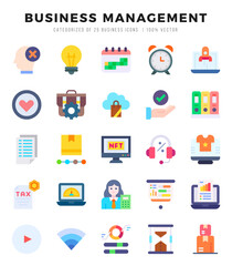 Business Management Icon Bundle 25 Icons for Websites and Apps