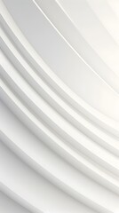 Obraz premium Abstract White Lines Minimal Dynamic 3D Rendering Background