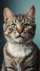 Cute Cat T-Shirt Design 