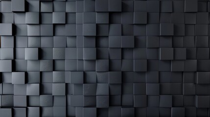 Square black and grey pixel background, futuristic and trendy, sharp contrasts, clean and modern look