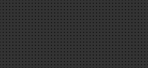 Peg board perforated texture background black color vector
