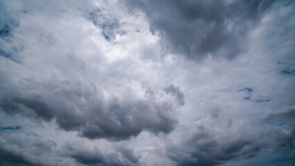 Dark sky with stormy clouds. Dramatic sky rain,Dark clouds before a thunder-storm.