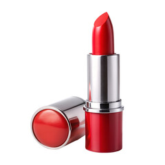 Obraz premium red lipstick on transparent background
