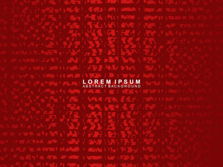 Abstract red glowing geometric lines on red background. Modern shiny gradient red futuristic pattern. Futuristic technology concept, suitable for covers, posters, banners, brochures, websites, etc.