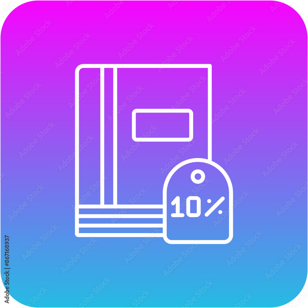 Sticker book icon