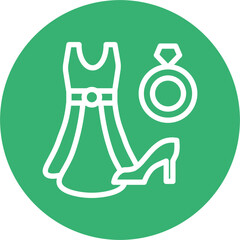 Fashion Trends Line White Circles Multicolors