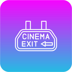 Cinema exit Icon