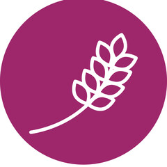 Wheat Line White Circles Multicolor