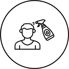 Watering hair Icon