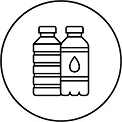 Water bottles Icon