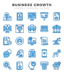 Business Growth Icon Bundle 25 Icons for Websites and Apps