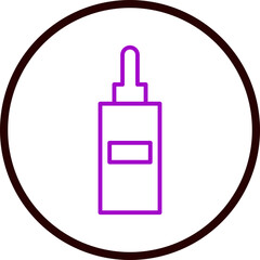 Serums and Essences Line Purple Circle Black