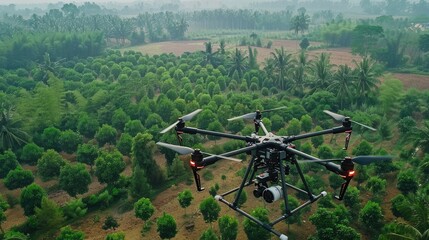 Drone Aerial Photography Capturing Construction Site Progress and Monitoring for Engineering Project