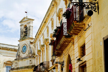 palazzi barocchi di Galatina, Lecce,Puglia,Italia