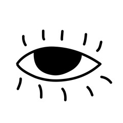 Eye Doodle Cartoon 