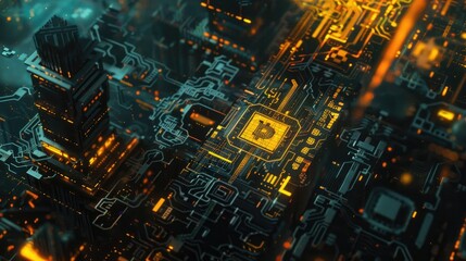 Binance Coin Symbols Cascading in Dynamic Data Flow Visualizations for Secure Digital Exchanges