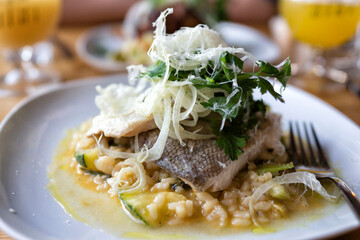 Catch of the day Halibut dish in Iceland