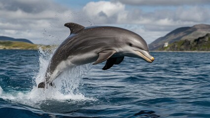 Fototapeta premium pair of dolphins