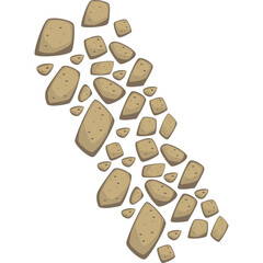 Pathway Stone Paving Pattern