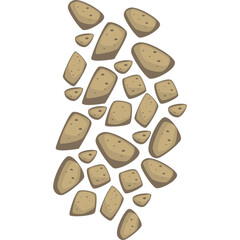 Pathway Stone Paving Pattern