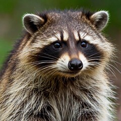 portrait of a raccoon