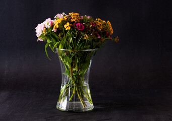 Beautiful bunch of wild flowers
