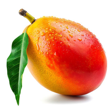 fresh manggo isolated on white background