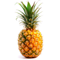 Fototapeta premium fresh pineapple isolated on white background