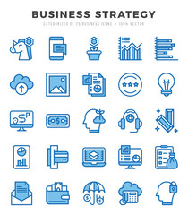 Business Strategy Icon Bundle 25 Icons for Websites and Apps