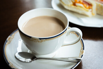 朝のモーニングカフェオレ