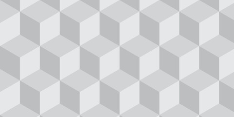 Obraz premium Minimal abstract white background from cubes victor art. Geometric tiles and mosaic creative stylish seamless pattern block cube background. minimal hexagon Cubes mosaic shape vector design