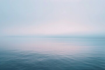 Fototapeta premium A minimalist interpretation of a calm sea at twilight