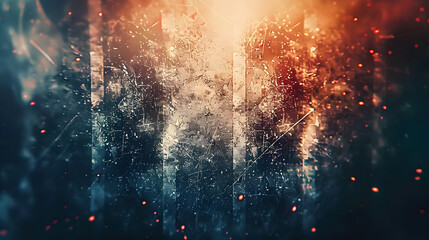 Fototapeta premium Retro film background overlying image with scratches, dust, and light leaks