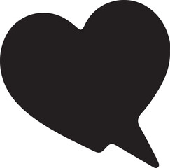 Love icon vector  style art  illustration 