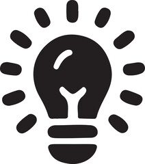 Search icon silhouette vector art illustration 