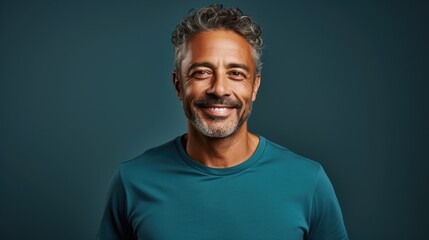 Obraz premium Smiling man in shirt