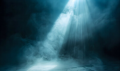 Abstract white smoke or steam swirls